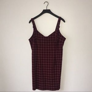 Plaid Dress with adjustable straps